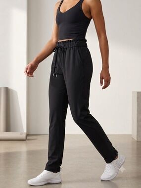 lululemon Black Drawcord Waist Jogger Pants